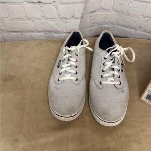 Vans Light Gray Canvas Sneakers